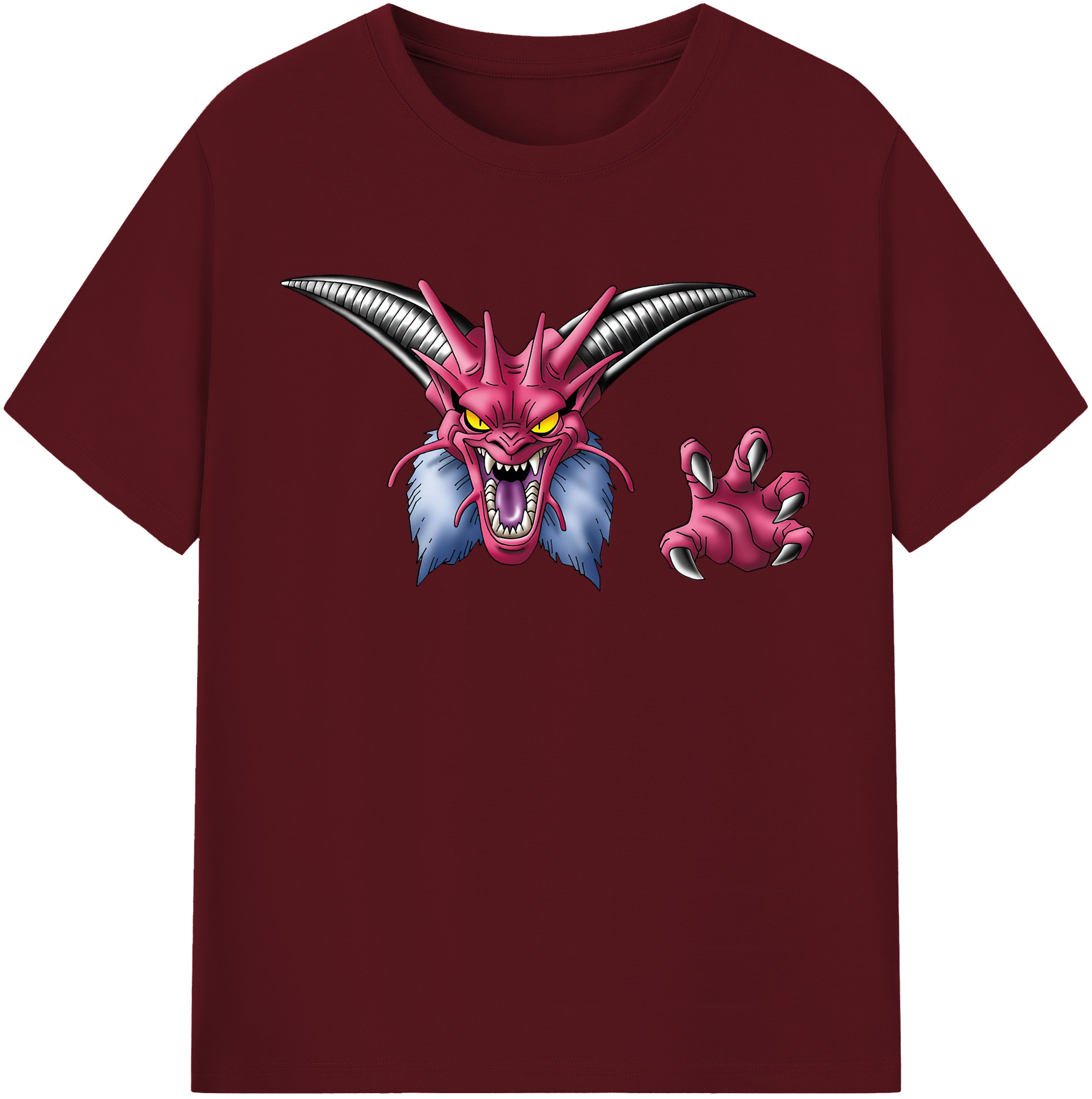 （画像用） ドラゴンクエスト Doragon Kuesuto Dragon Quest 綿100％半袖Tシャツ（フロントプリント）